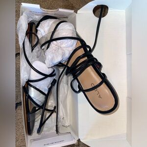 ALDO Black Sandals (Size 8)